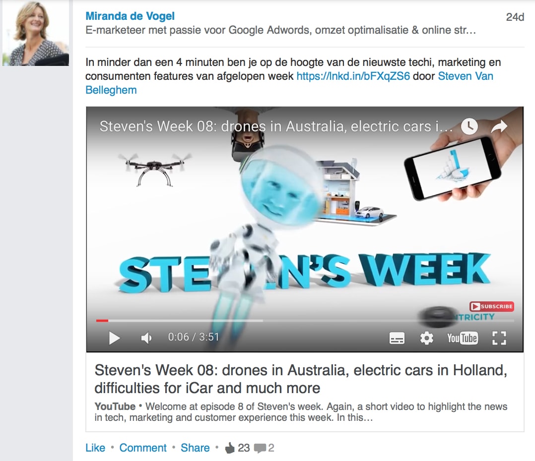 LinkedIn Update